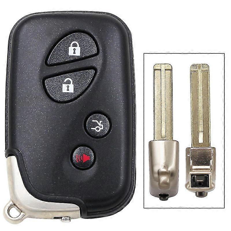Remote Car Key Key At 3/4 Buttons For Lexus, Shell, Insertion Key, Non -cut Blade, Is250, Is350, Gsturquoise, Es350, Gs350, Lx570, Jas350, Ls460 Yalo
