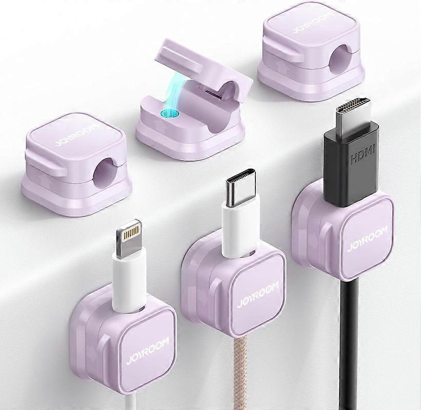 3PCS Magnetic Cable Clips Cord Holder, Under Desk Cable Management