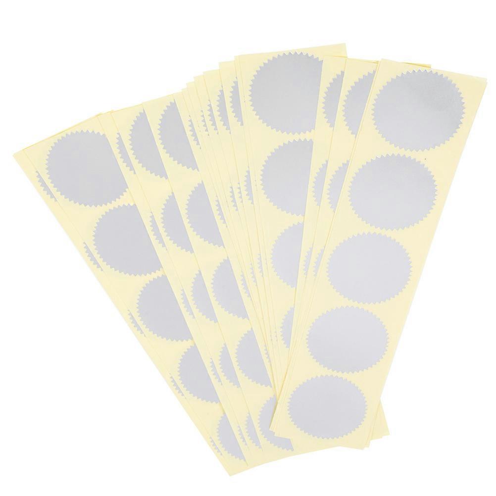 100 Pcs Gear Shaped Seal Sticker Envelope Seal Sticker Certificate Files Seal Sticker