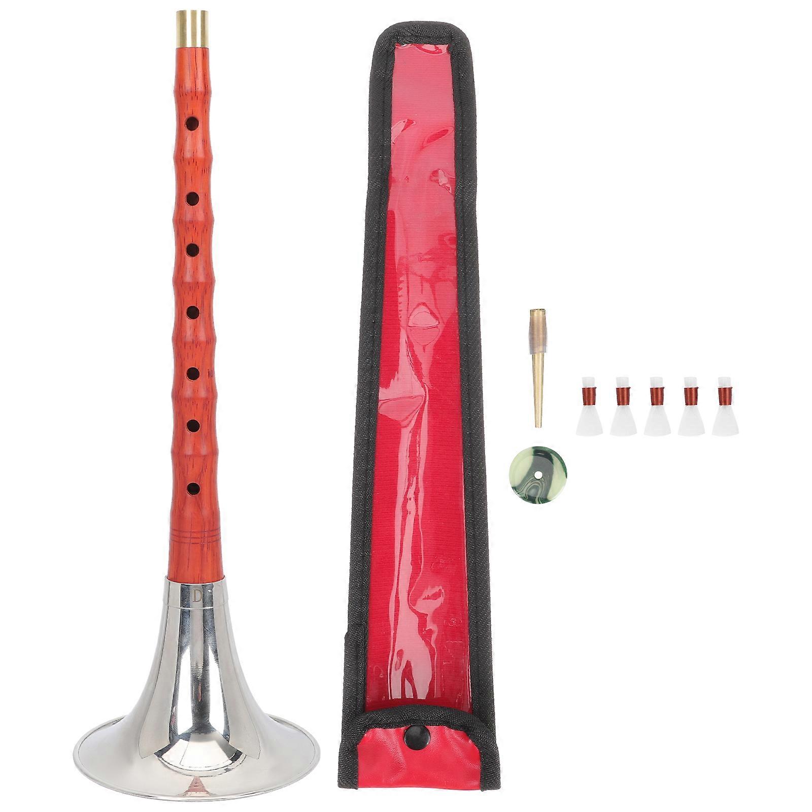 1 Set Professional Wood Crafts Wind Instrument for Practice Chinese Suona Instrument