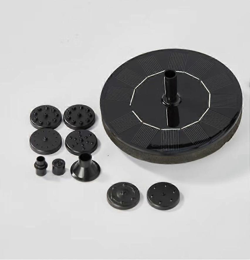 1w aurinkovoimalla toimiva kelluva pumppu vesilähde kotipuutarha sisustus.