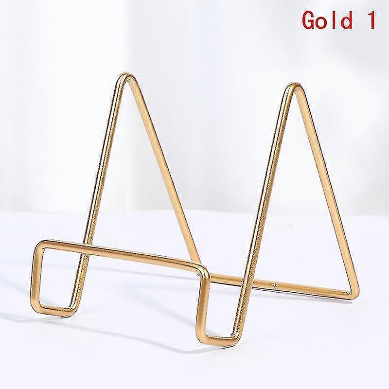 Iron Art Display Stand Dish Rack Plate Bowl Picture Frame Book Holder Home Decor