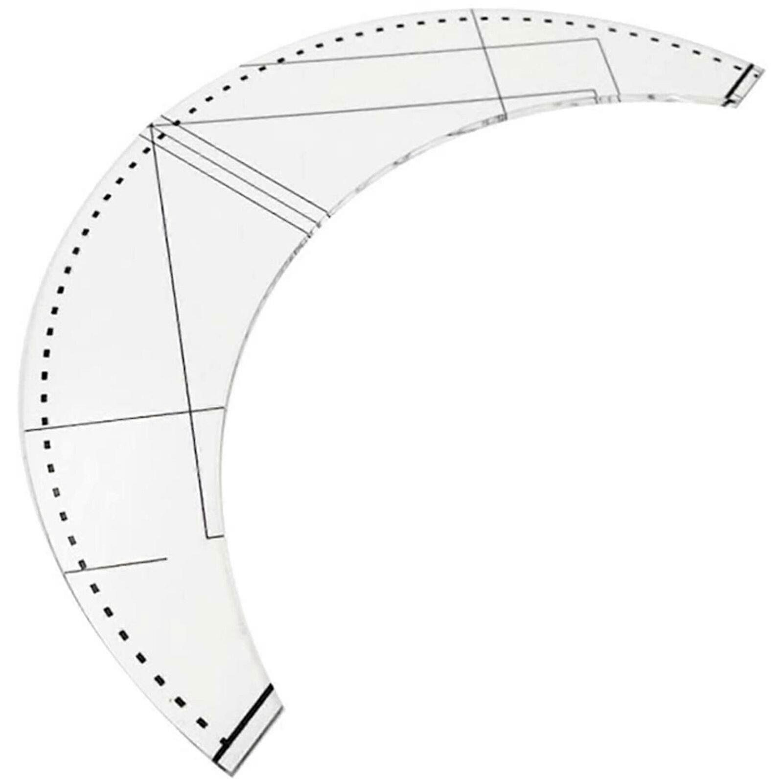 2023 New Fashion Clear Metric Sewing Ruler, Curve Pattern Making Ruler Kit for Beginners Tailors Designers