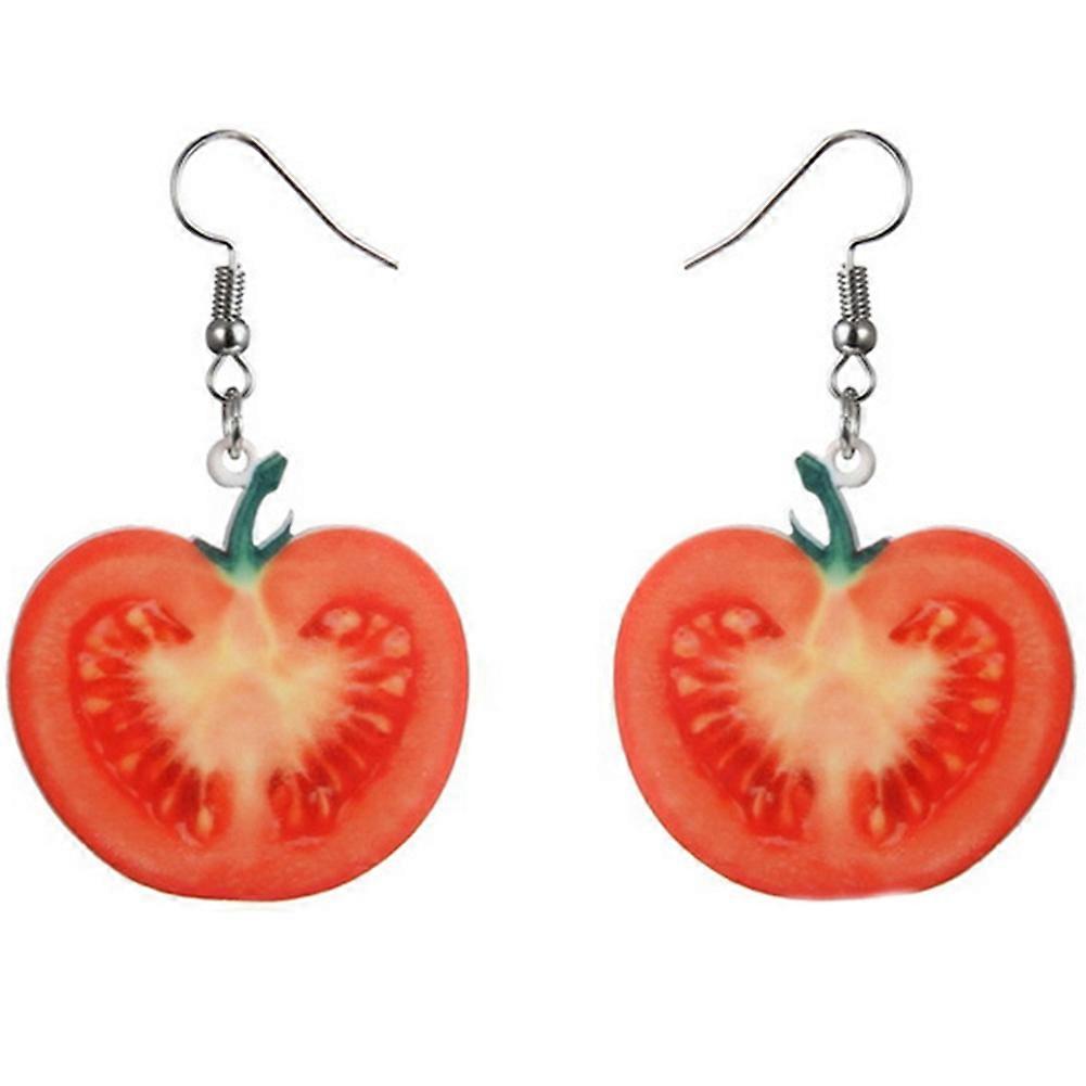Sweet Fruit Pastèque Fraise Pendent Femmes Oreille Crochet Boucles d’oreilles Party Bijoux