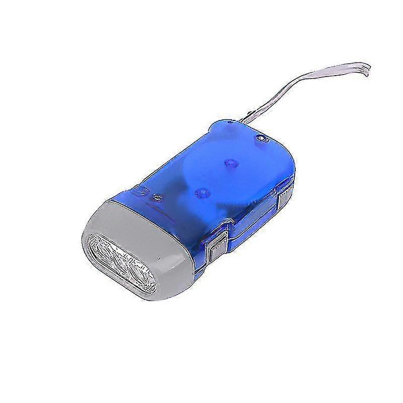 Creative Manual Press Emergency Flashlight Lightweight Design Easy To Carry