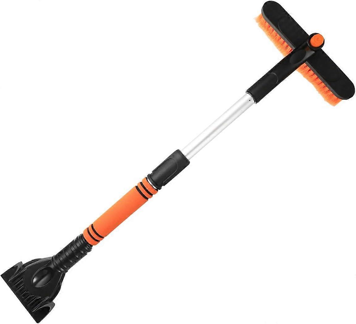 Myynninedistämismyynti Jääkaavin lumiharjalla autoon, tuulilasin kaavin 270Kierrä päätä ergonominen vaahtomuovikahva teleskooppi 3 in 1 lumensiirtäjä C: lle