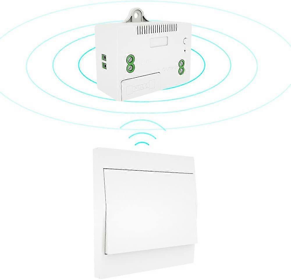 110-220v Wireless Light Switch And Receiver Kit Self-powered