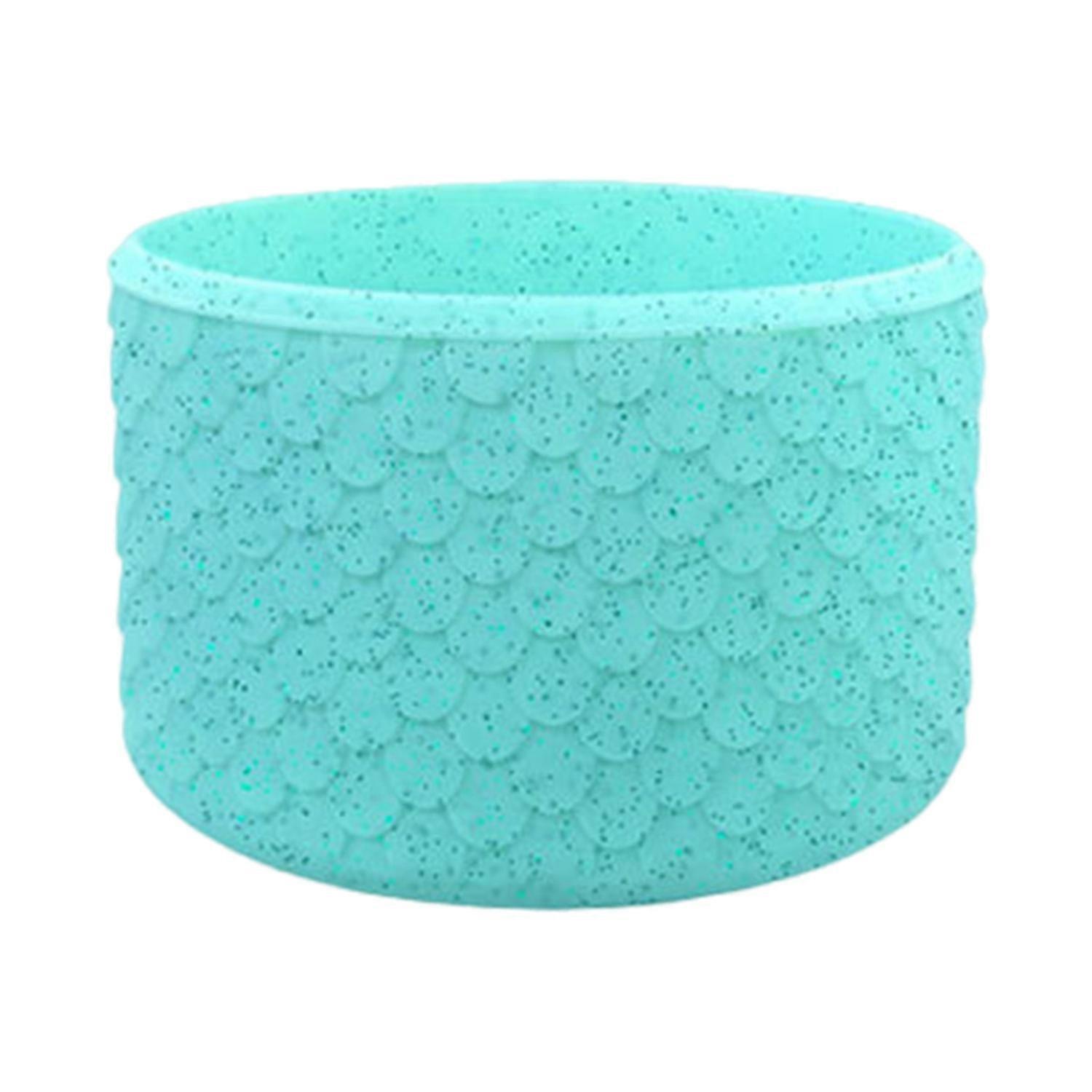 Silicone Water Cup Cover 12-40oz Tumbler Protector Glow in Dark Anti-Slip Bottom Easy Install Clean