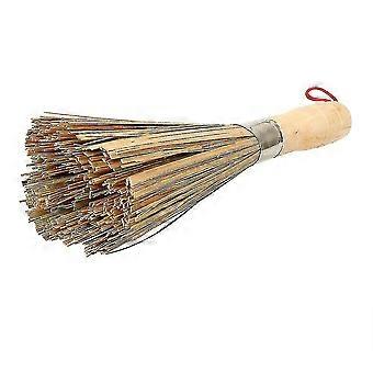 Pot Wash Brush Wash Dishes Wooden Handle Natural Bamboo Brush Non-stick Oil Handmade Kitchen Tools