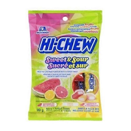 Hi-Chew Hi-Chew Süß-Sauer-Bonbons, 90 Gramm (Packung mit 6 Stück)
