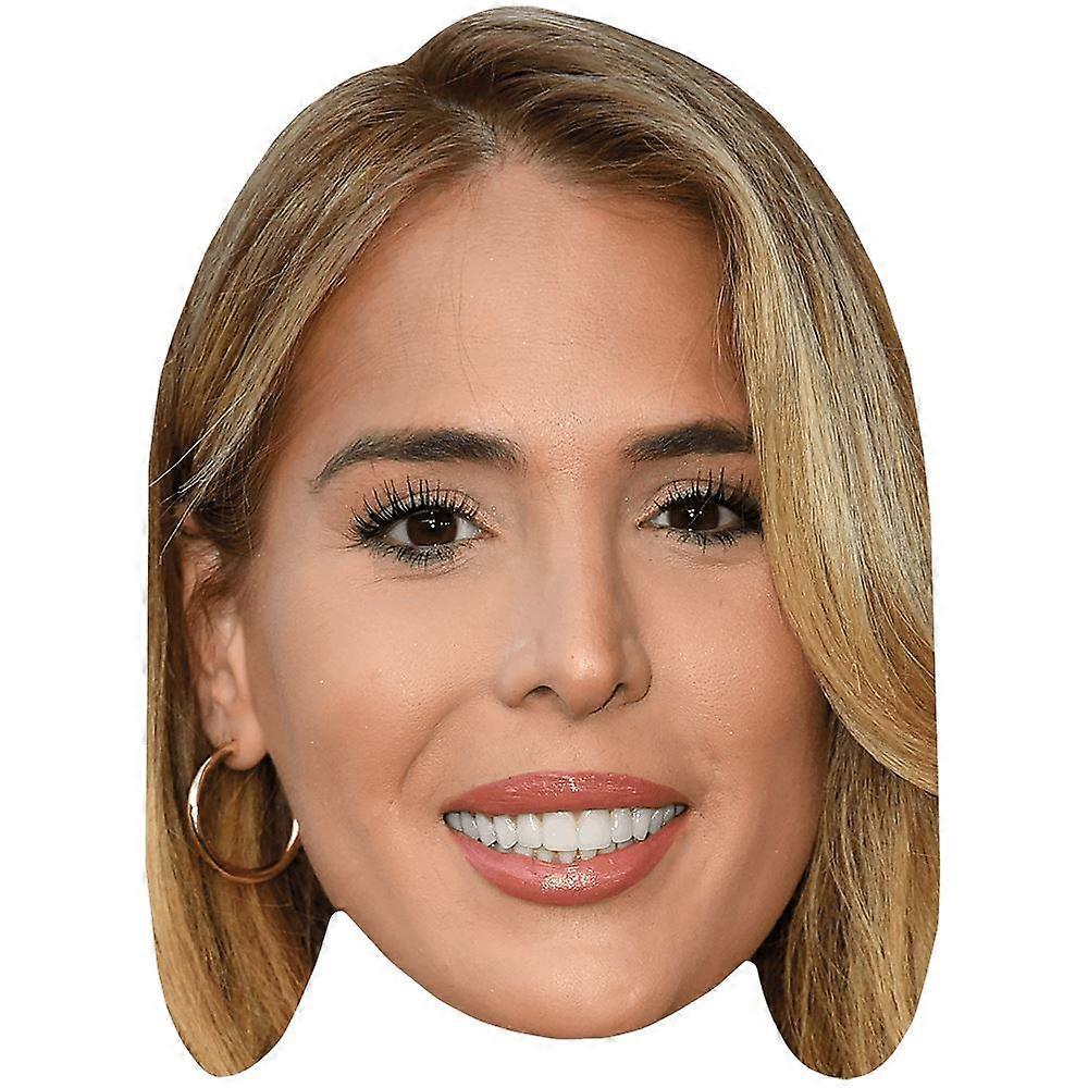 Carmen Carrera (Smile) Celebrity Mask, Flat Card Face