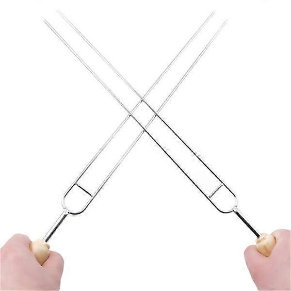 3/5pcs/set Barbecue Tools Stainless Steel Meat Grill  Holder BBQ Fork Tool