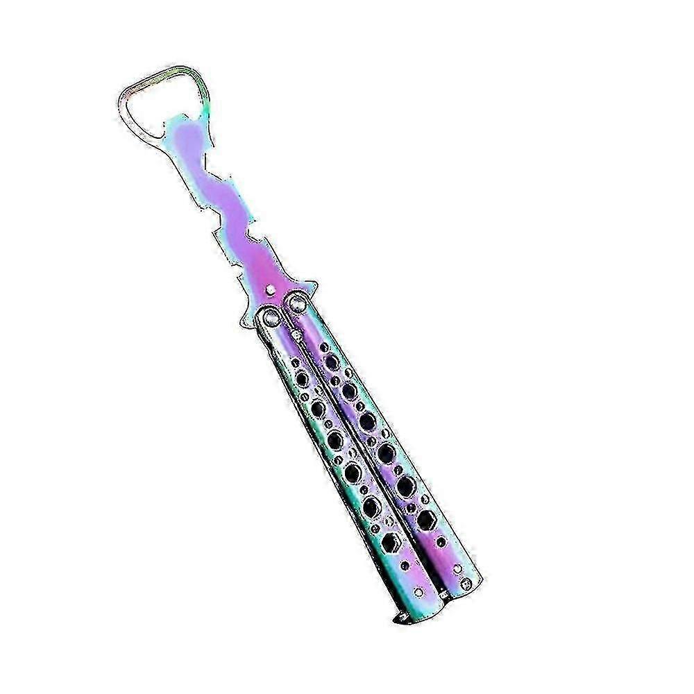 Multifunksjonell sommerfugltrening kaster foldeflaskeåpner