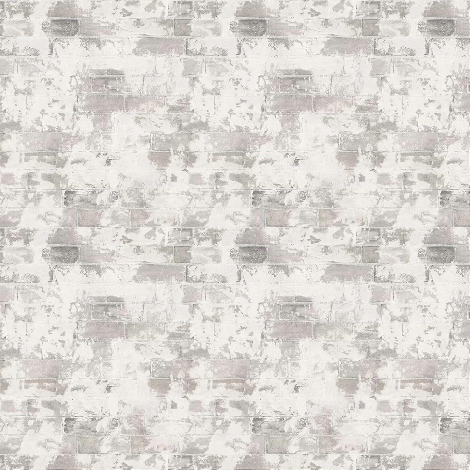 Galerie Organic Textures Distressed Bricks Wallpaper