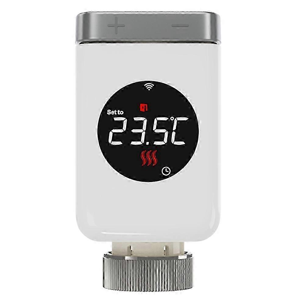 Tuya Smart Wifi Thermostatic Head Radiator Valve Actuator Heating Temperature Controller for Alexa Google Home