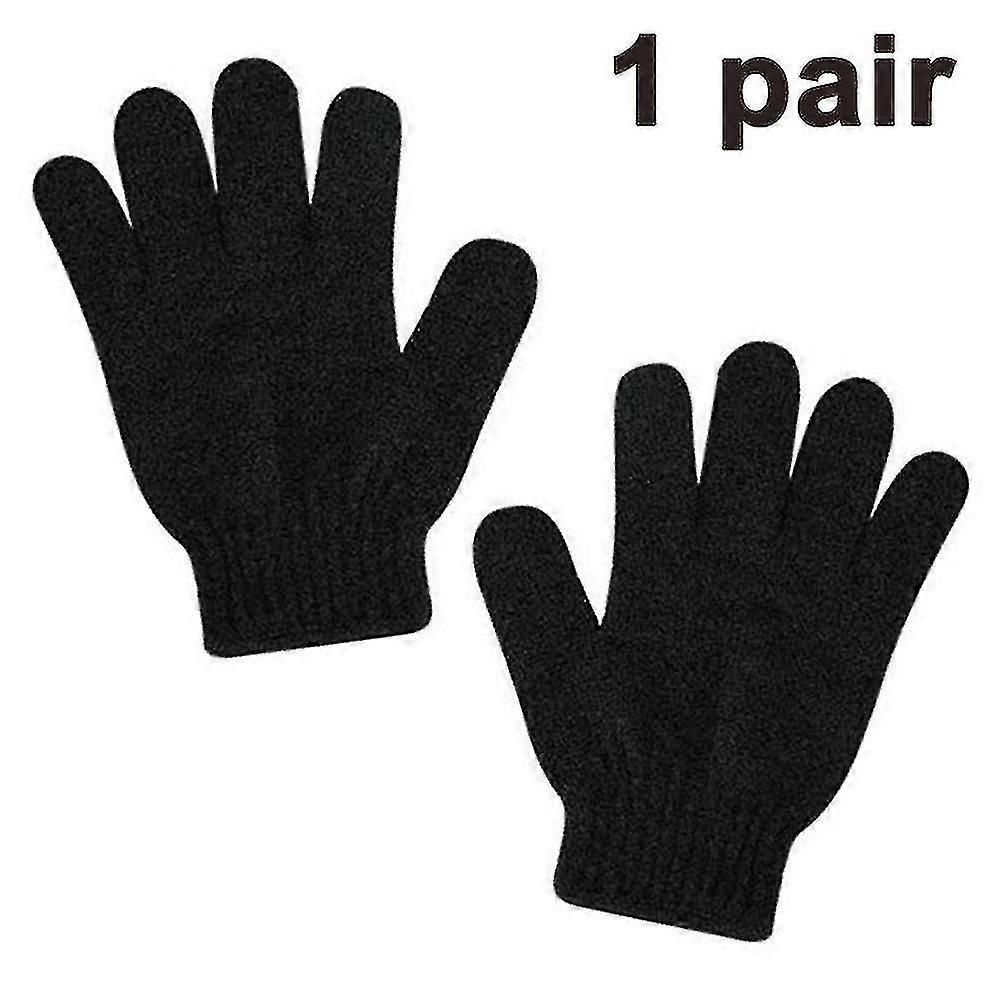 Exfoliating Dual Textured Shower Gloves for Showers, Spas, Massages and Body Scrubs, Dead Skin Cell