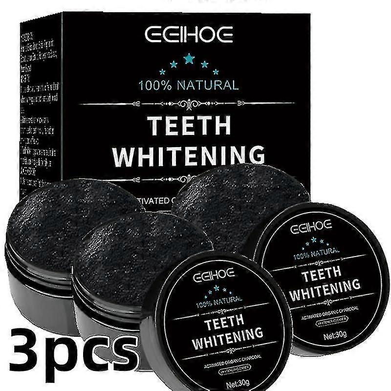 3 Stück Zahn Weiß - Bio Kokosnuss Cha