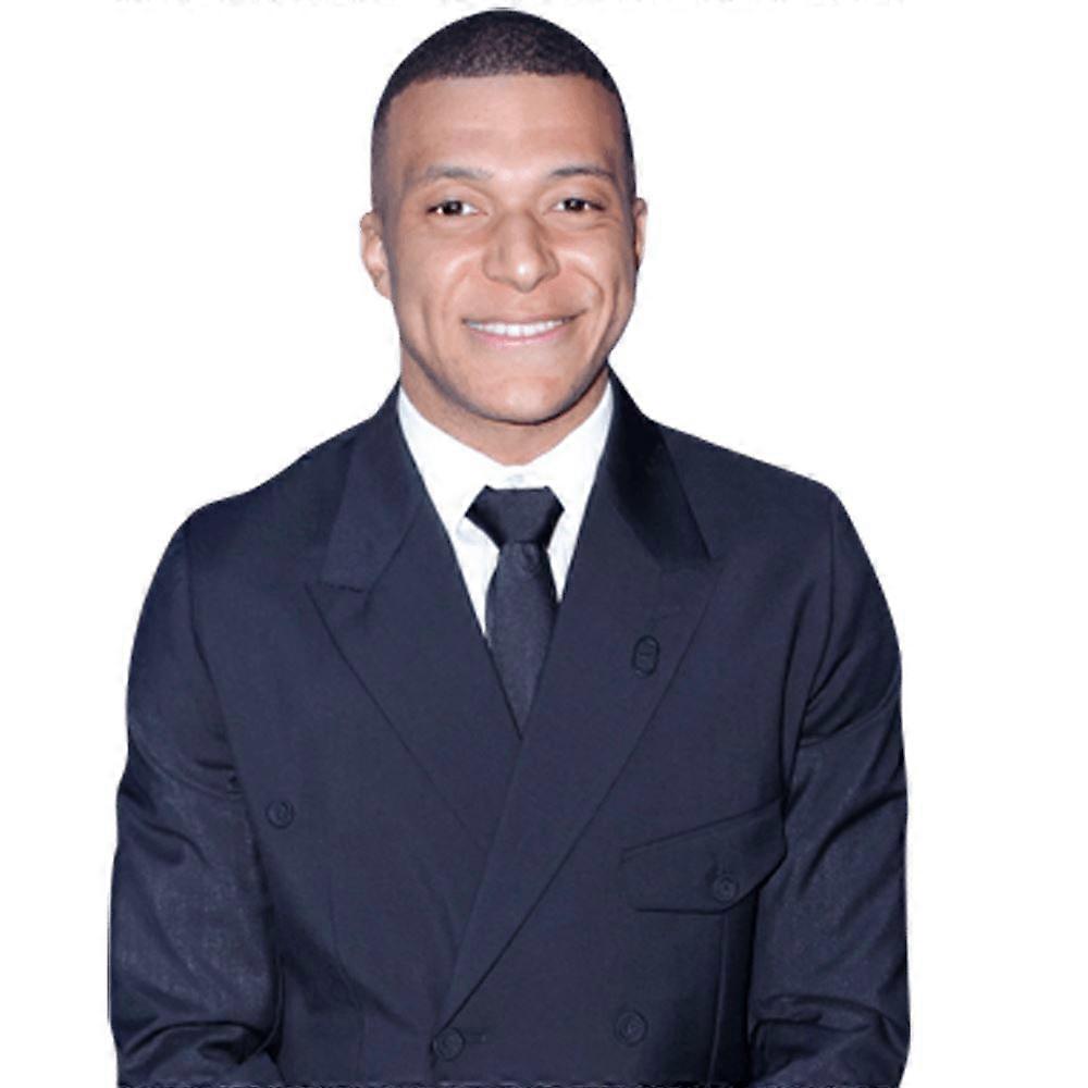Kylian Mbappé (White Shirt) Half Body Buddy Cutout