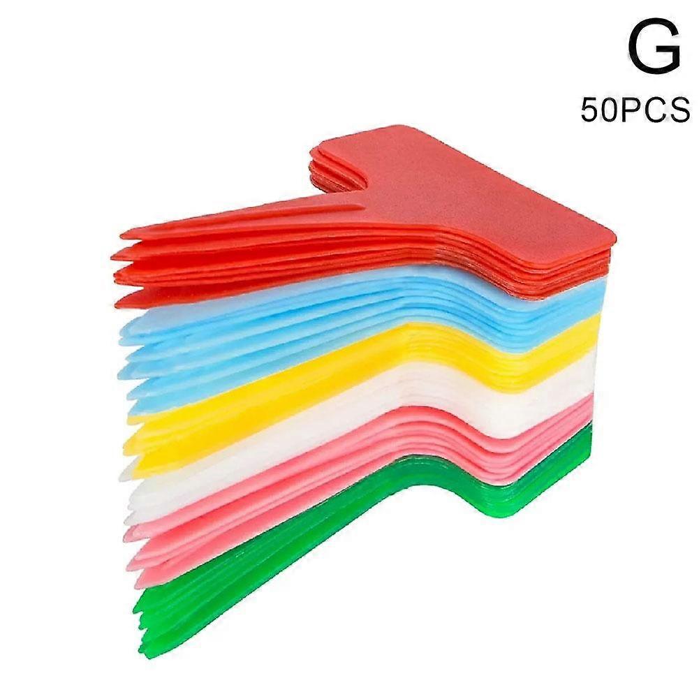 50pcs φυτό Τ-σχήμα πλαστικές ετικέτες κήπος αίθριο ετικέτες ετικέτες σπόρων Όνομα
