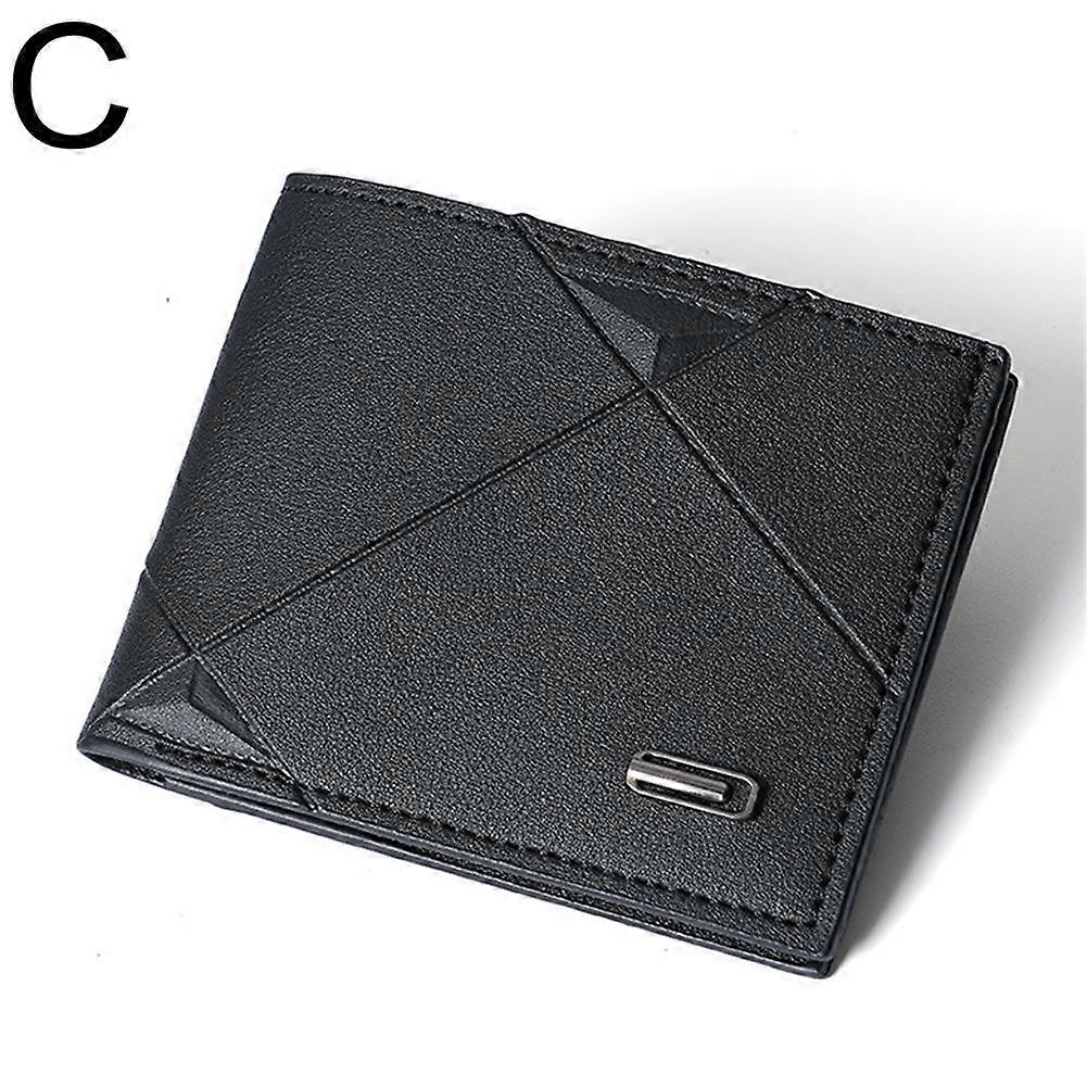 محفظة عارضة أزياء قصيرة ، محفظة متعددة الفتحات للرجال محفظة جلدية ناعمة
