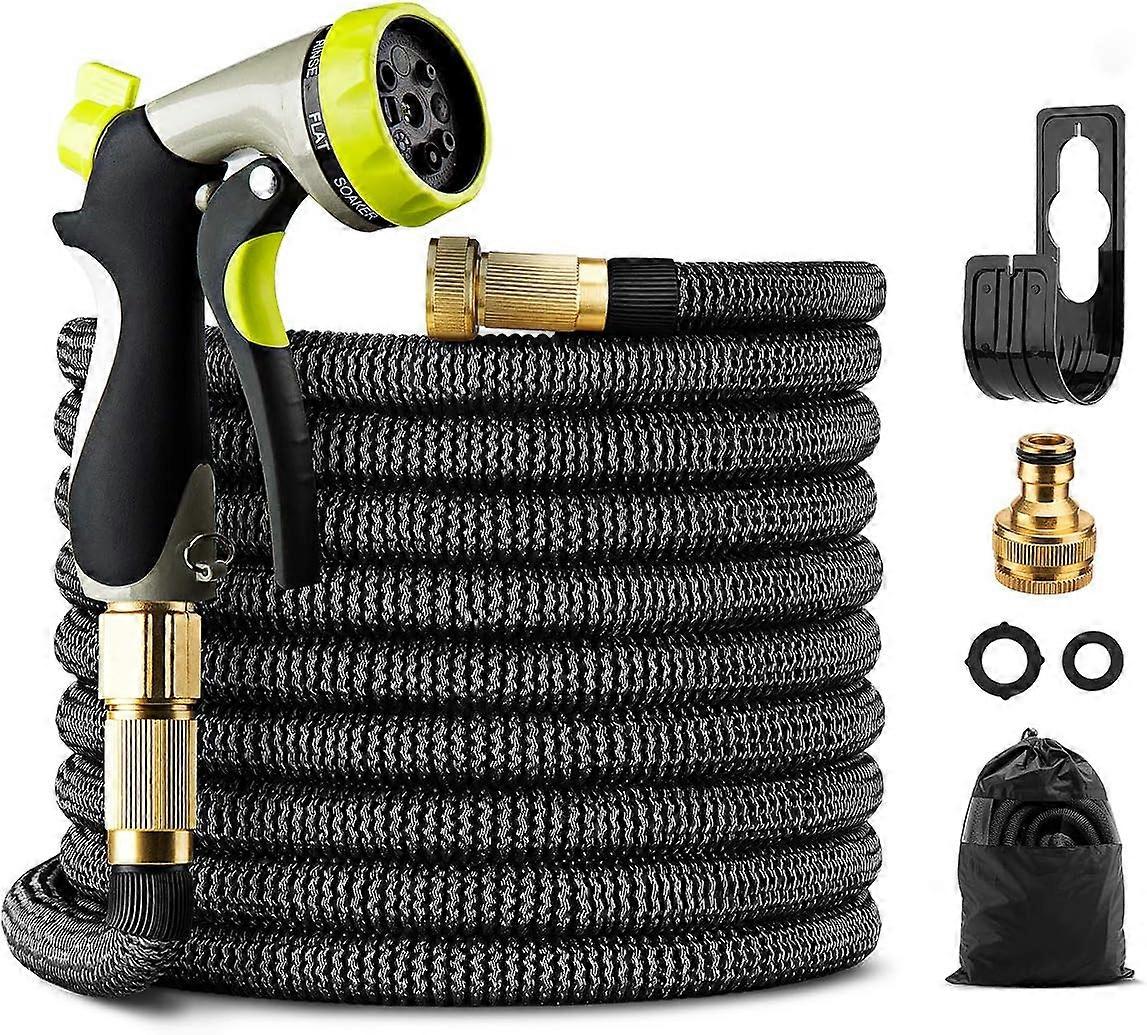 UV-Resistant Garden Hose, Expandable 3X for Wide Coverage, Anti-Leak Technology for Efficient Watering, 15M
