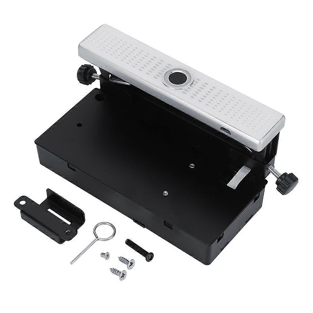 Smart Anti-Theft Fingerprint Drawer Lock Cabinet Desk Lock No Punch Installation Secure Storage Solution