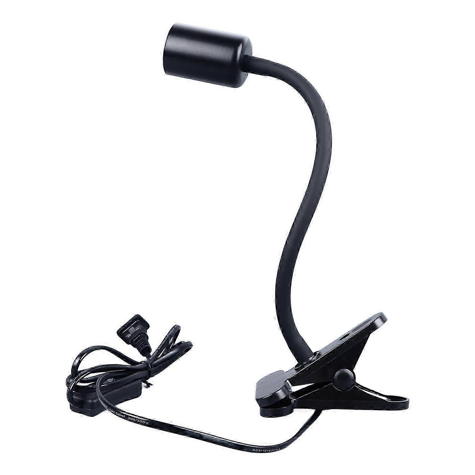 Reptile Heat Lamp Holder Professional Adjustable Turtle Basking Lamp Holder With Clamp For Lizard Turtle Tortoise Cn Plug