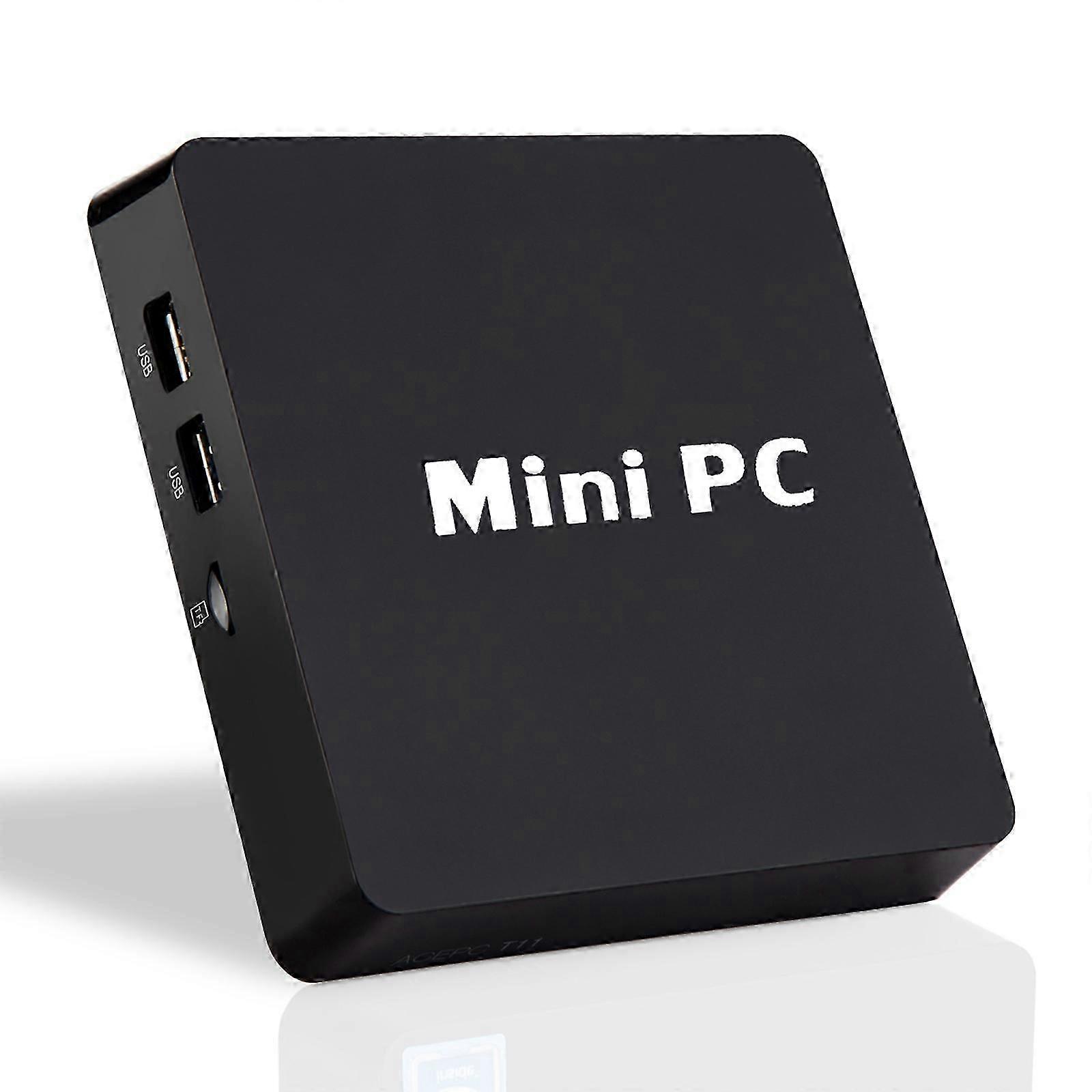 Mini PC 4GB+32GB WIN10 HDMI+VGA Dual Output CPU 4 Core Bluetooth 4.0 Micro PC