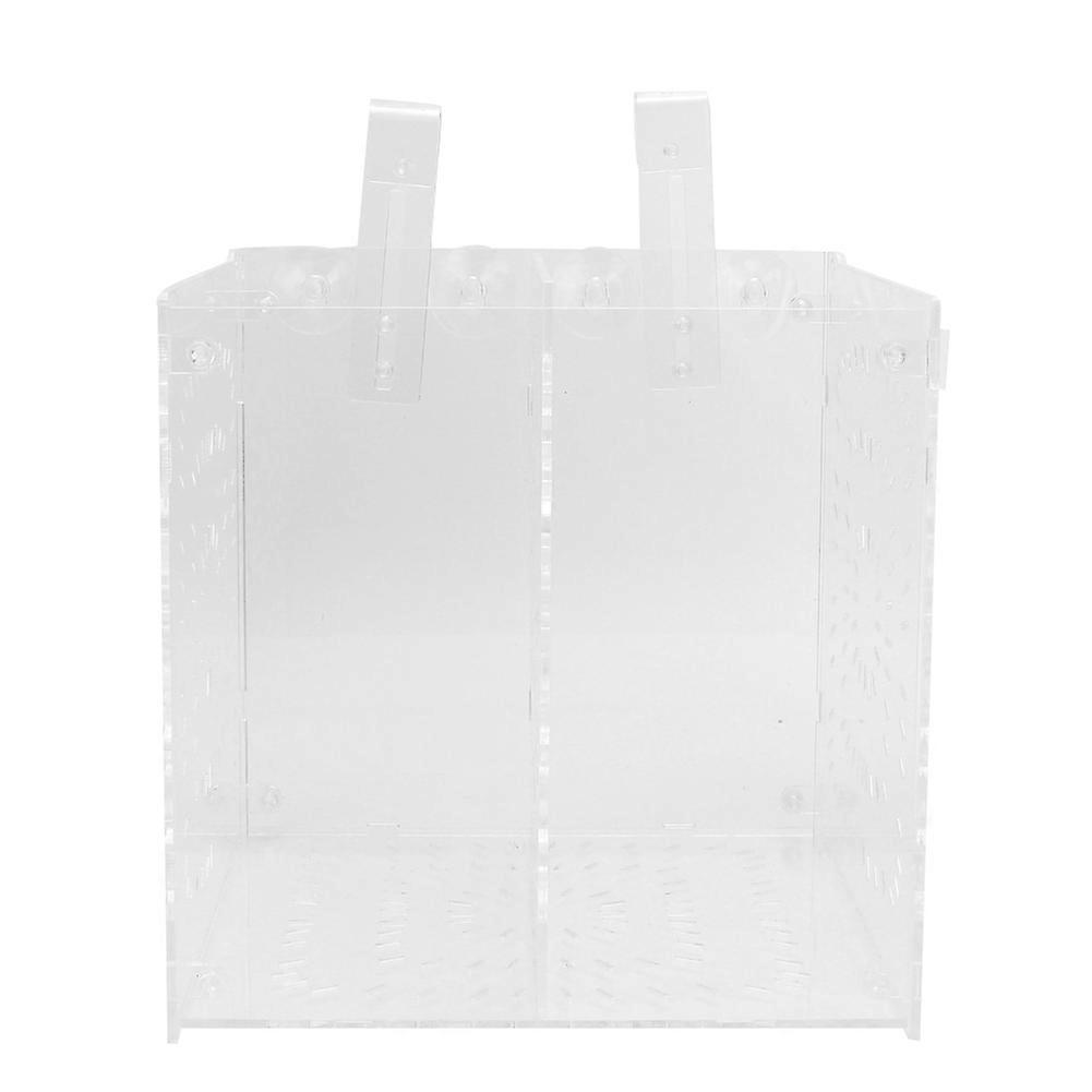 Isolation Breeding Box for Fish Tank Aquarium, 20x20x20cm Seedlings Incubation and Reproduction Box, Durable Plastic