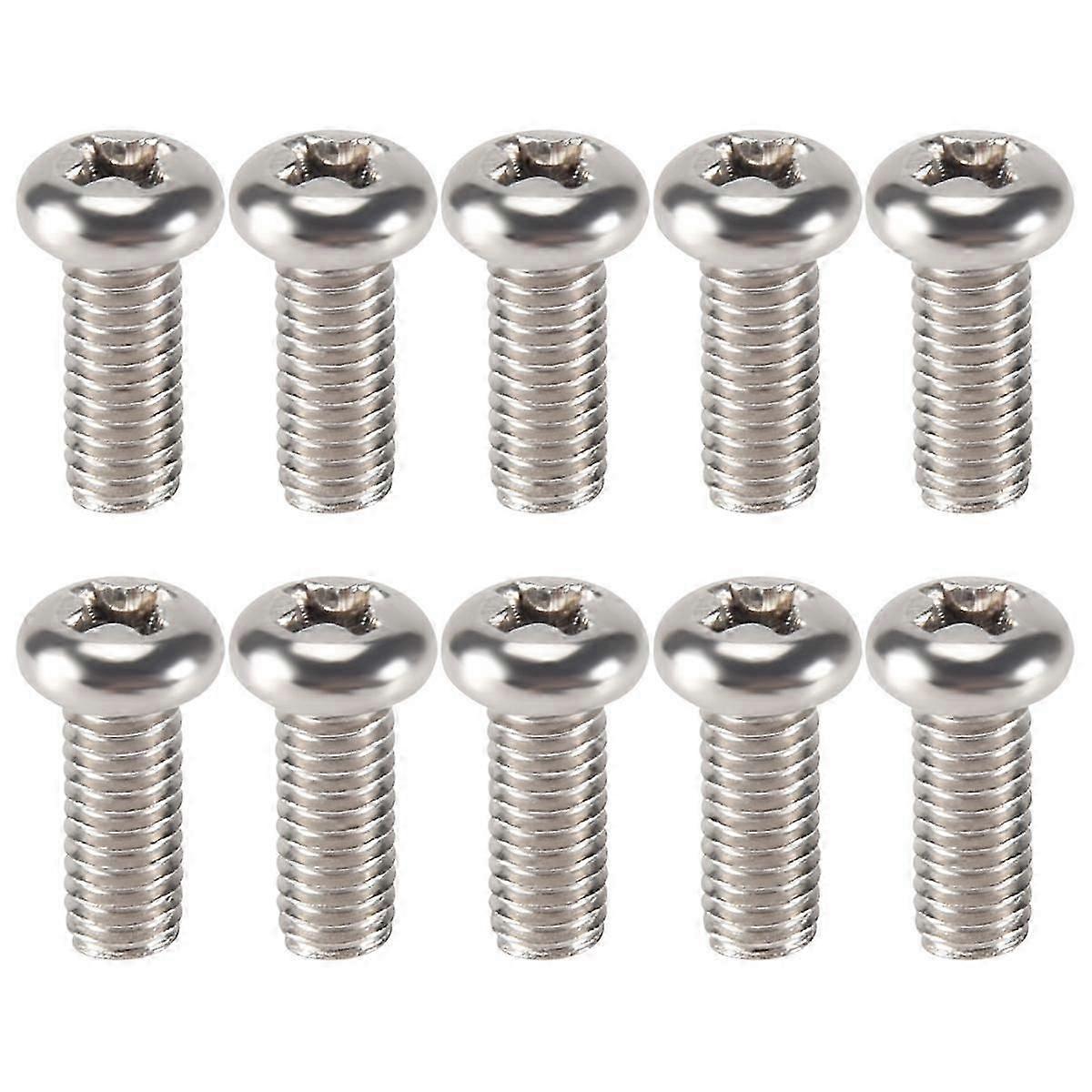 10 Pieces Computer TV LCD Monitor Stand Bracket Mounting Screw M4x10mm jn