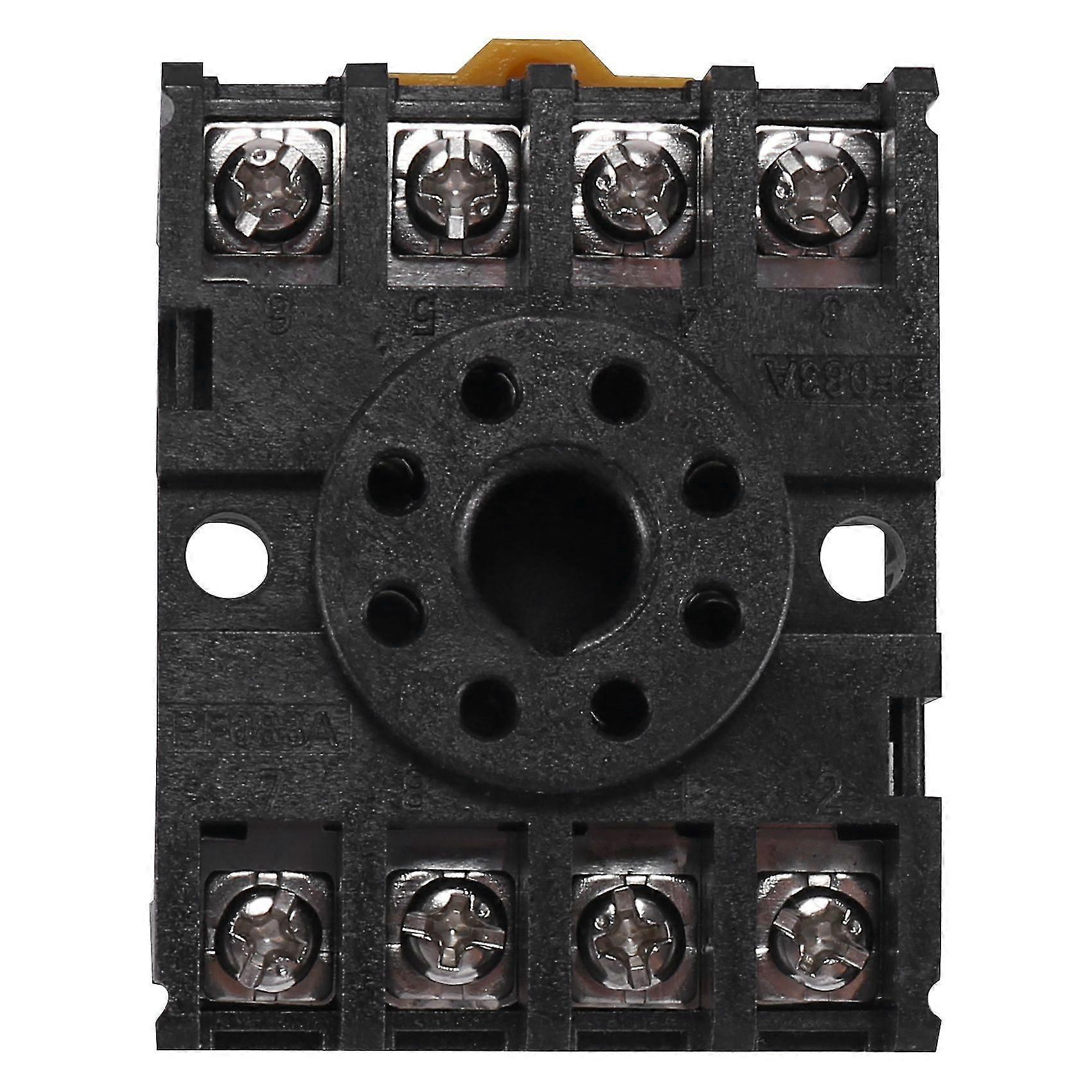 New 8 Round Pin 8-Pin PF083A Relay Base Socket