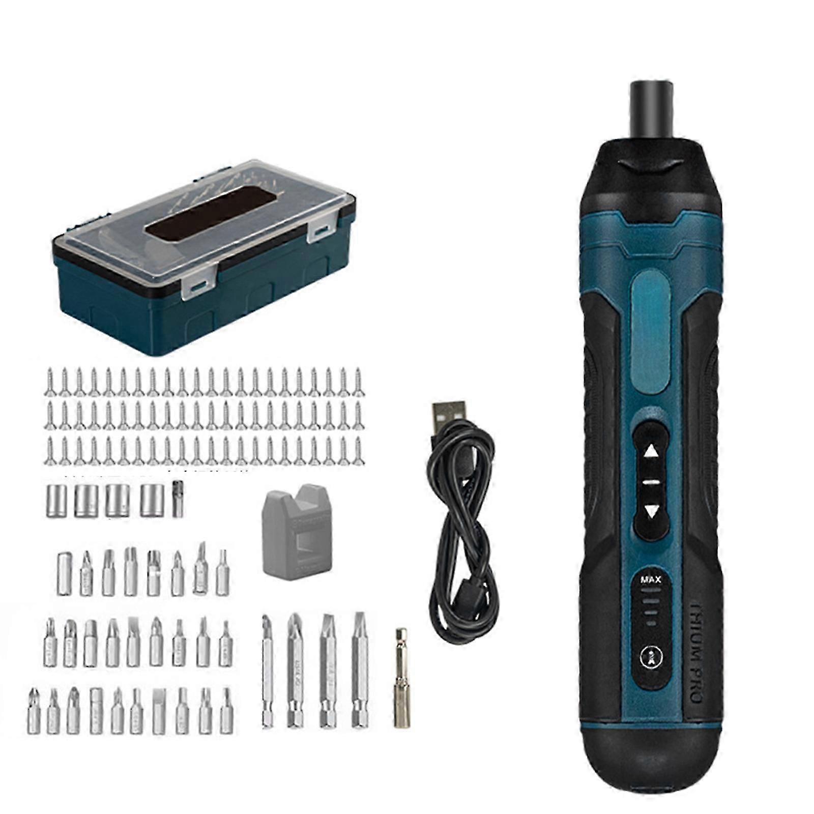 3.6 V Electric Screwdriver Mini Drill Hand Drill Cordless Screwdriver with LED FP