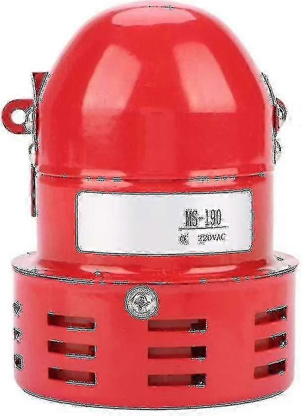 アラーム 220v パワフル エクステリア、Sirene アラーム 120db、赤モーター コンジット Sirne Mtal Horn Industry ボート アラーム ルイカラッキー - Jxlgv TA-Good