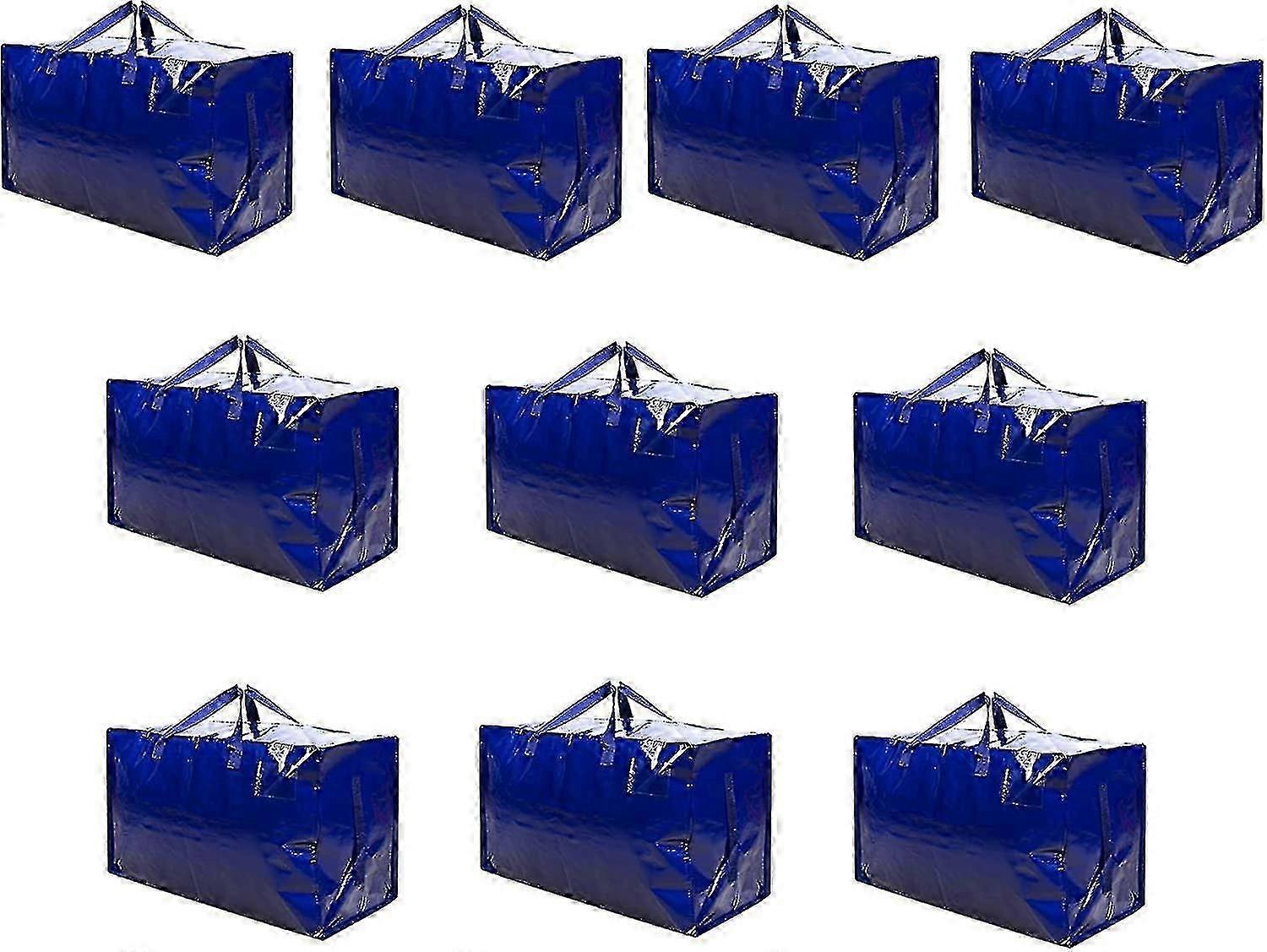 2023 جديد 4 حزمة كبيرة الحجم حقيبة تخزين المنظم مع الرمز البريدي وجيب العلامة الثقيلة للتحرك ، تخزين الملابس ، كيس الغسيل ، التعبئة ، منزل Esse