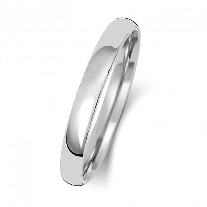 Wedding Band 18K Slight Court 2.5mm-1.4 Wedding Ring WQ112WM/I