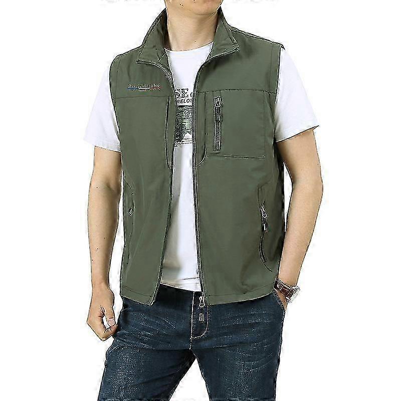 Large Capacity Tactical Vest with Multiple Pockets for Men's Outdoor Activities Spring/Summer Sizes M-6XL