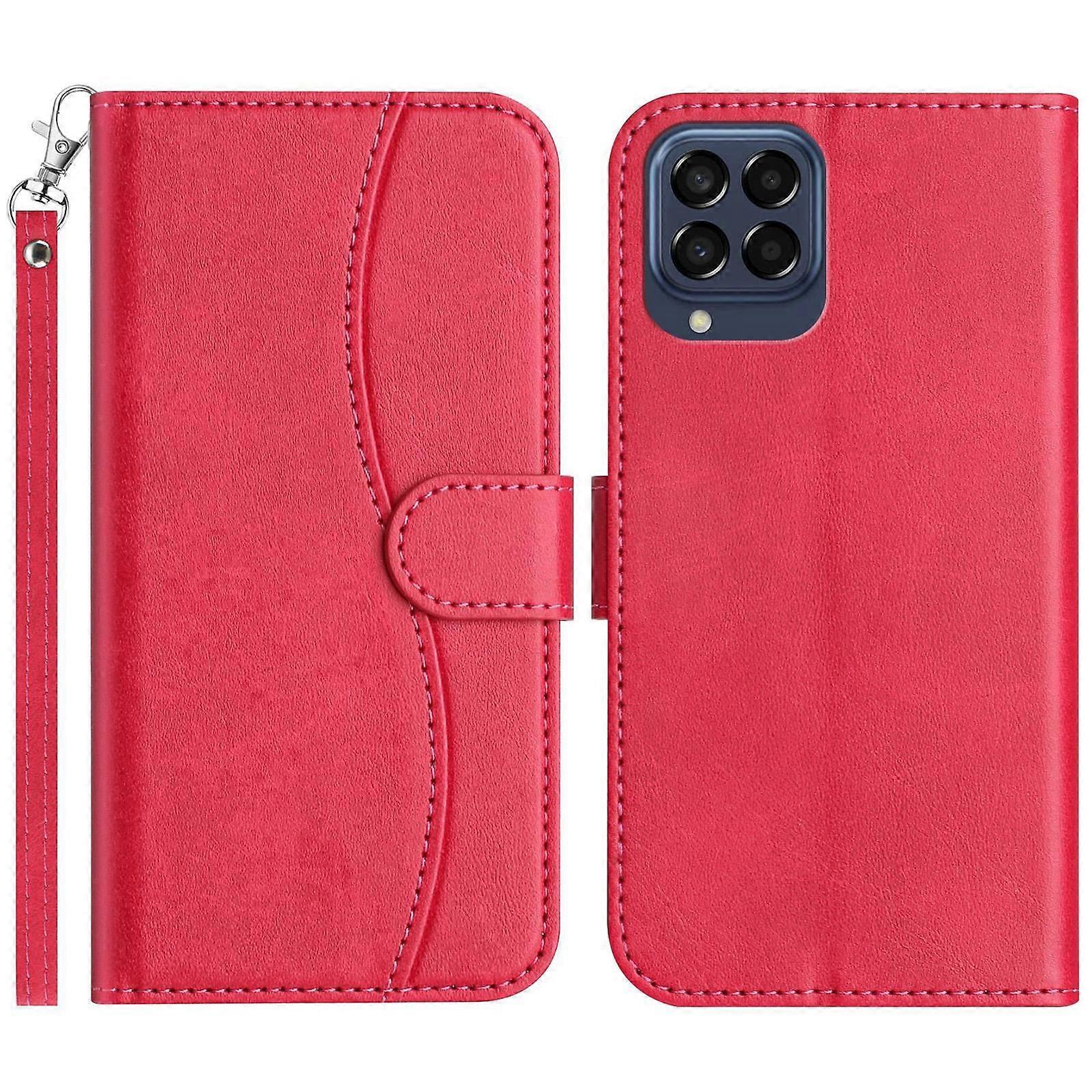 Dual-Folded Leather Case For Samsung Galaxy M53