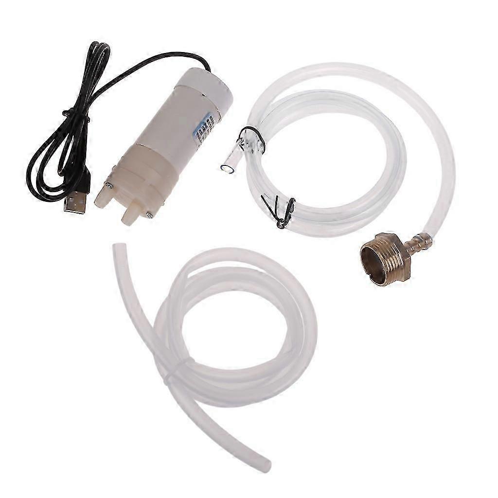 5V2A USB mini vesipumppu letkulla 4L / min itseimevä pumppu