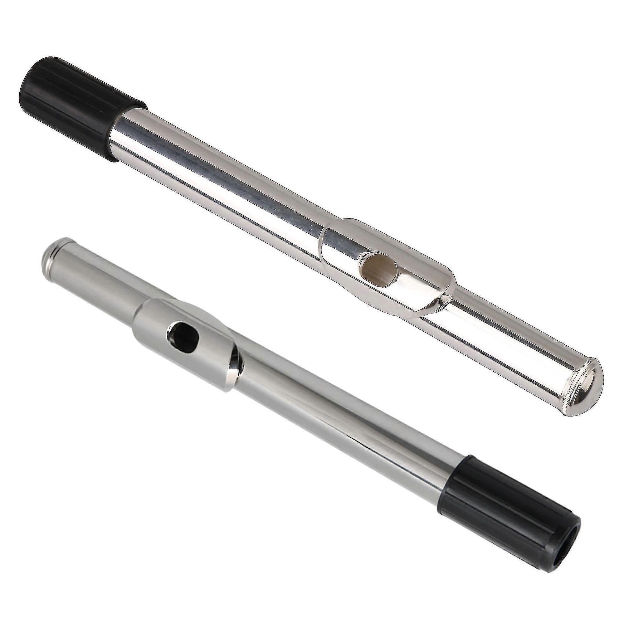 2pcs Silver Flute Moutiece 8.89inch Length Re Tools