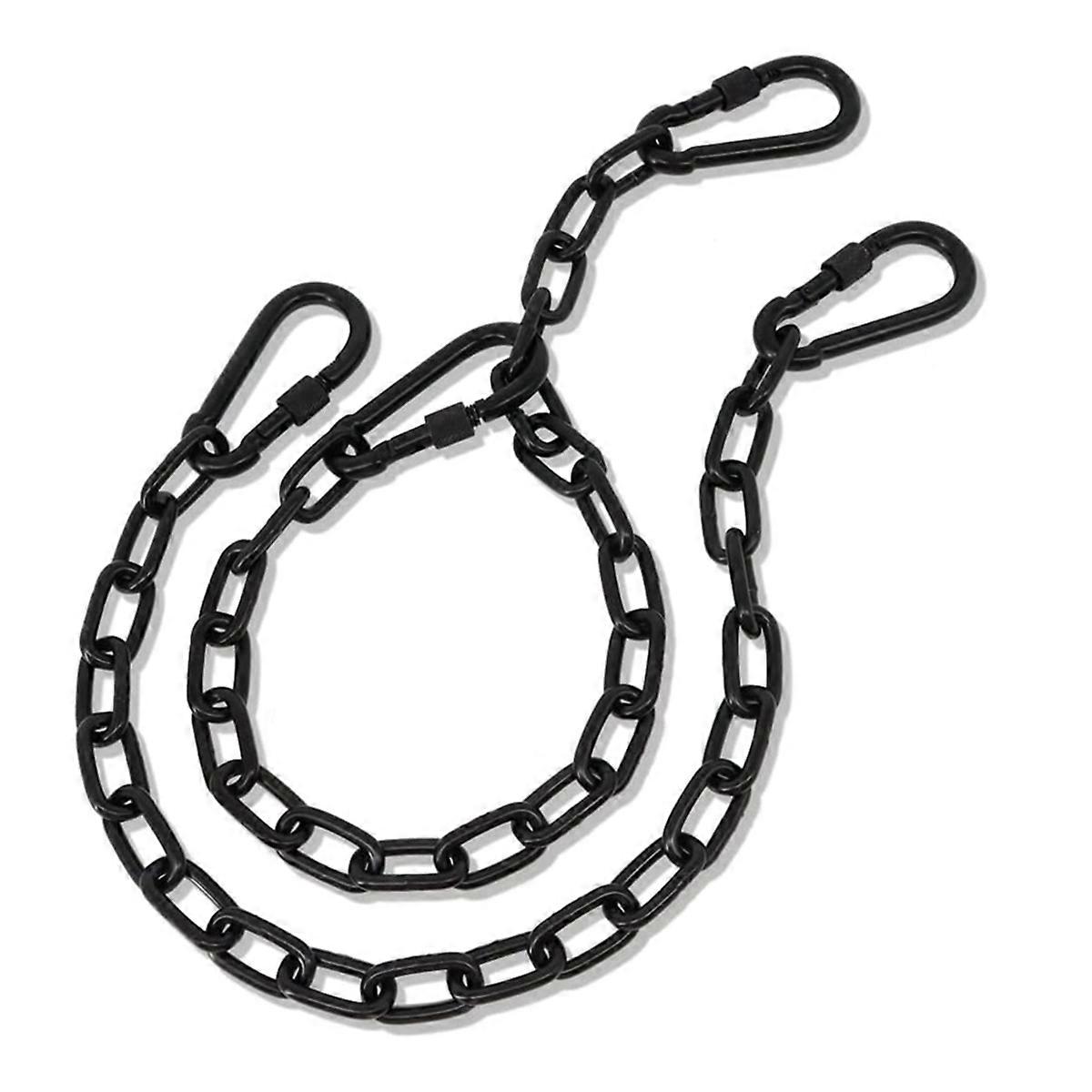 2 Pack Heavy Duty Hanging Chair Hardware for Hammock Swing (Black)