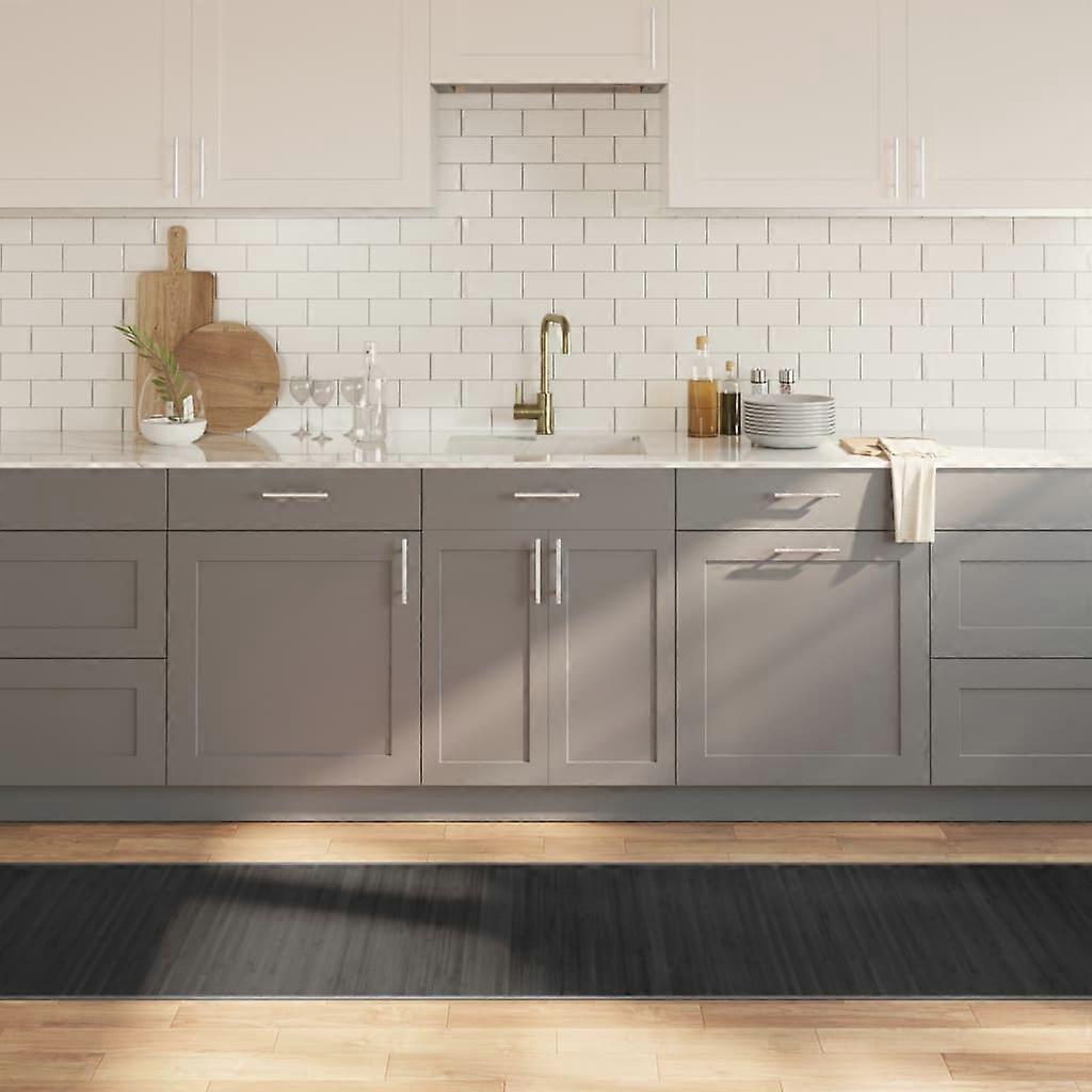 Rug Rectangular Grey 70x1000 cm Bamboo