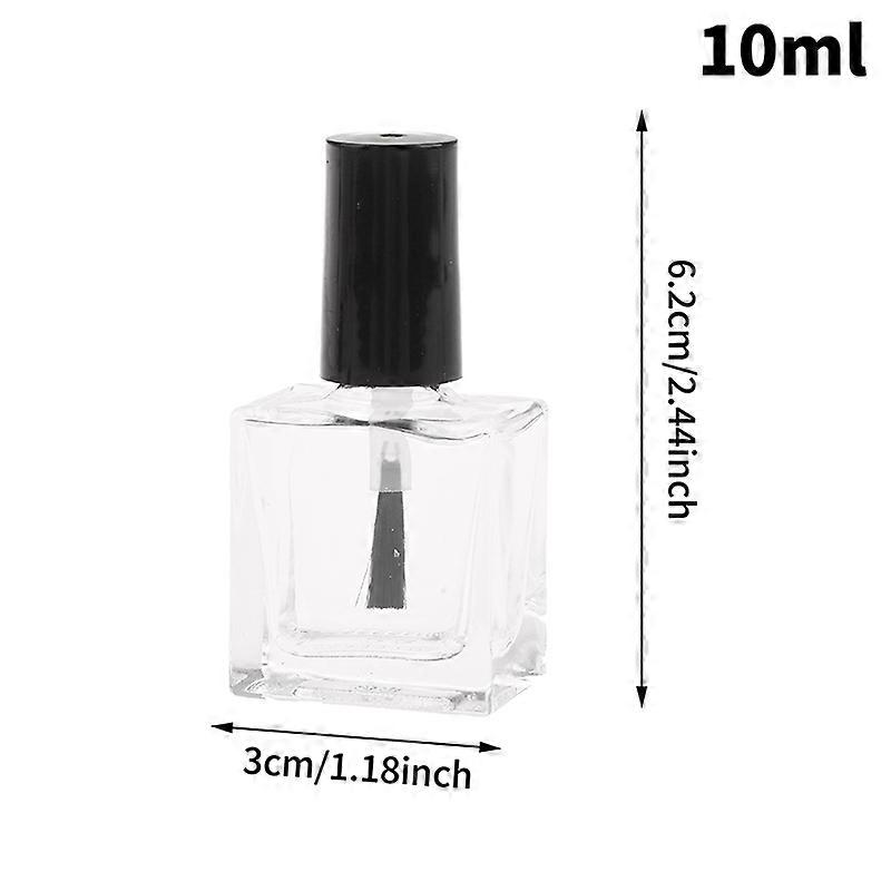 3/4/5/8/10/15ml Sub-packed Nail Polish Bottle Nail Gel Empty Bottle with Brush Glass Empty Blending Bottle Touch-up Container