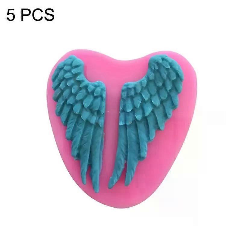 Angel Wings Cake Silicone Mold-5 PCS Baking Tool by