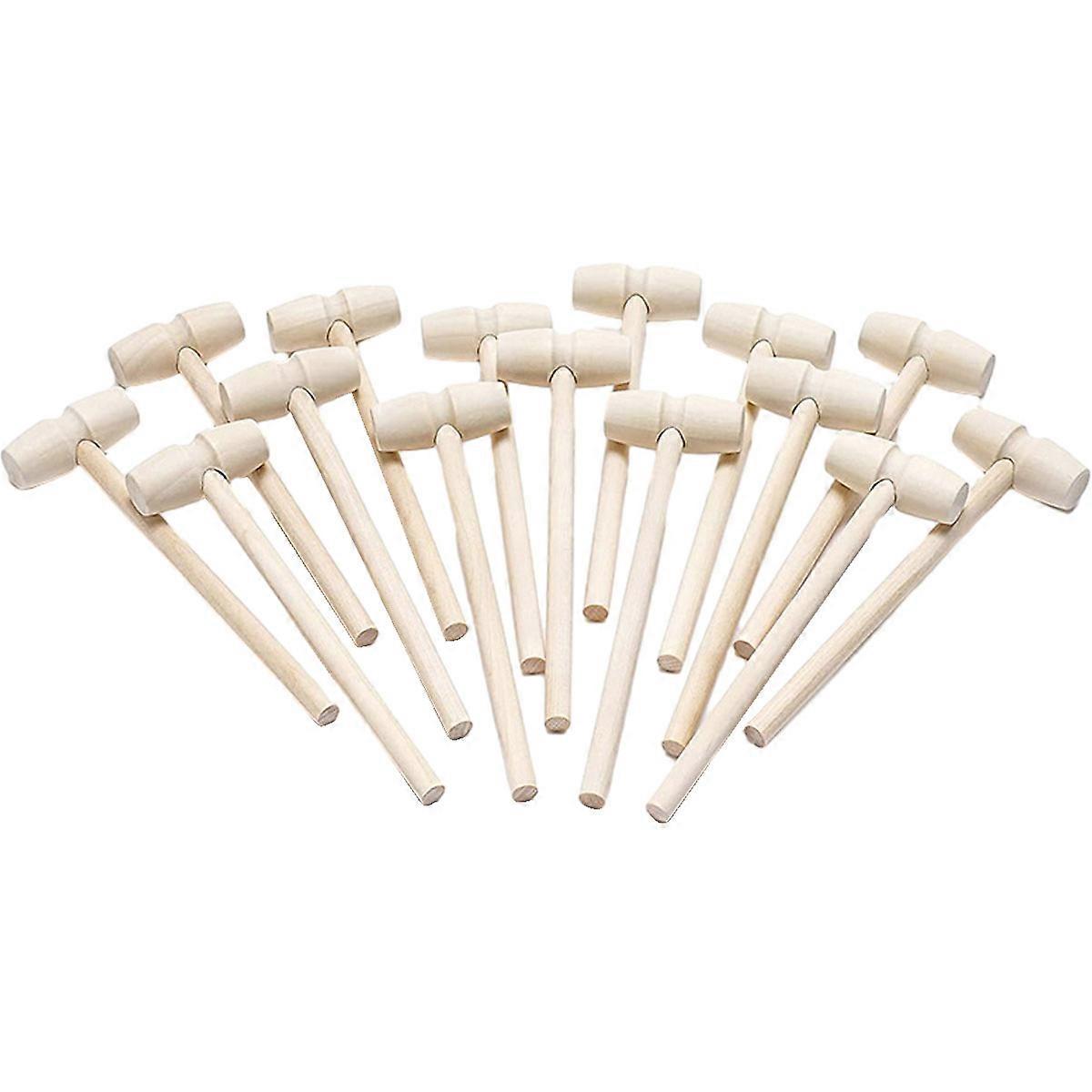 Essential Tools For Chocolate Creations, Wooden Hammers Mini Mallets for Breakable Heart, Crafted From High-Quality Wood, Safe And Easy To Clean,