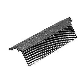 Fibra de carbono plástico tala elétrica cabelo alisamento pente pente pente home styling ferramentas de alisamento