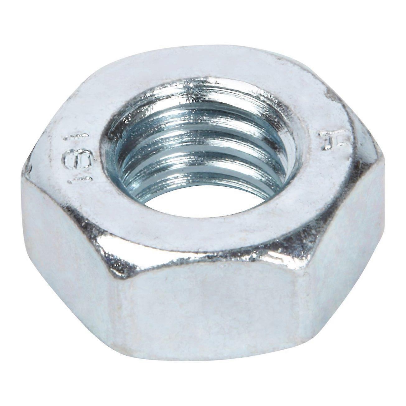 M10 Zinc-Plated Steel Metric Hex Nut 100 pk