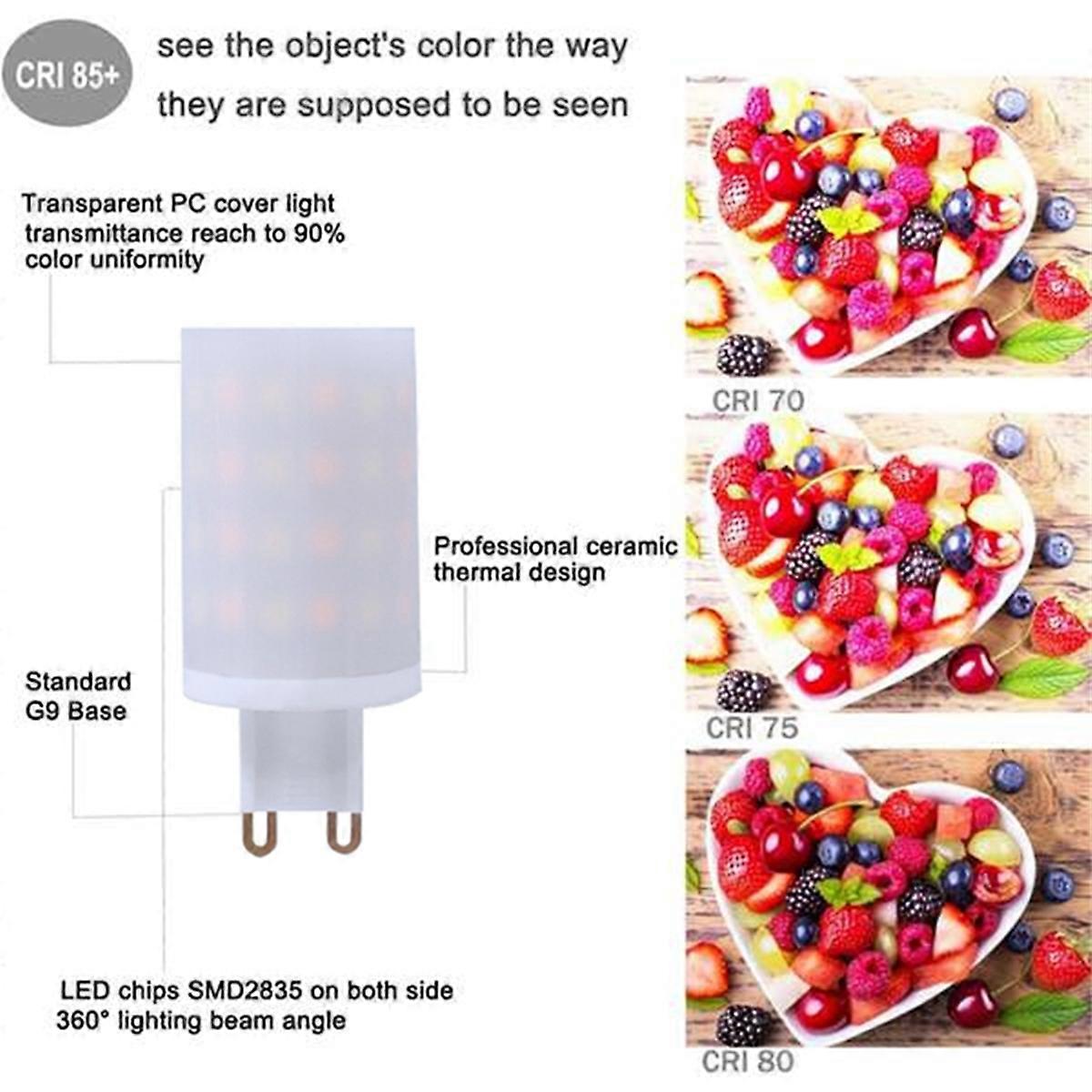 Tuya WiFi G9 Dimmbare Smart Licht G9 6W LED Lampe Birne Halogen Licht Voice Control Smart LED Lampen EU