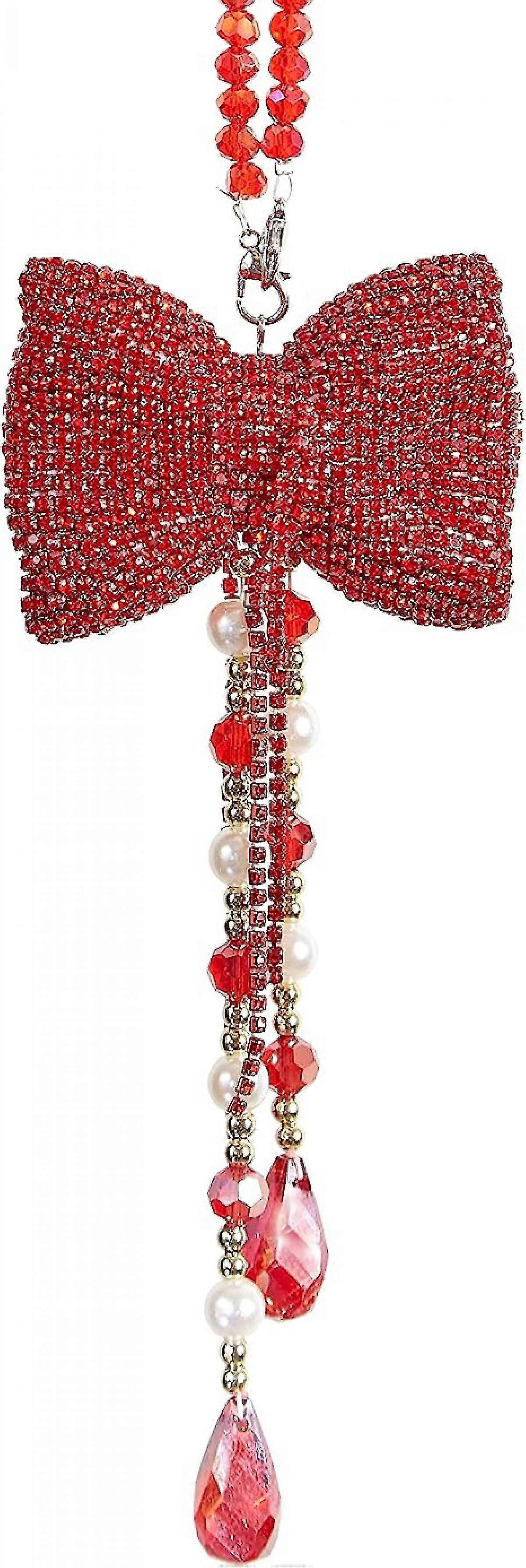 Bling αυτοκίνητο καθρέφτη κρεμαστά αξεσουάρ, καθρέφτης οπισθοπορείας γούρια στολίδι, στρας στολίδι αυτοκινήτου, αυτοκίνητο μενταγιόν εσωτερικό, χαριτωμένο όχημα