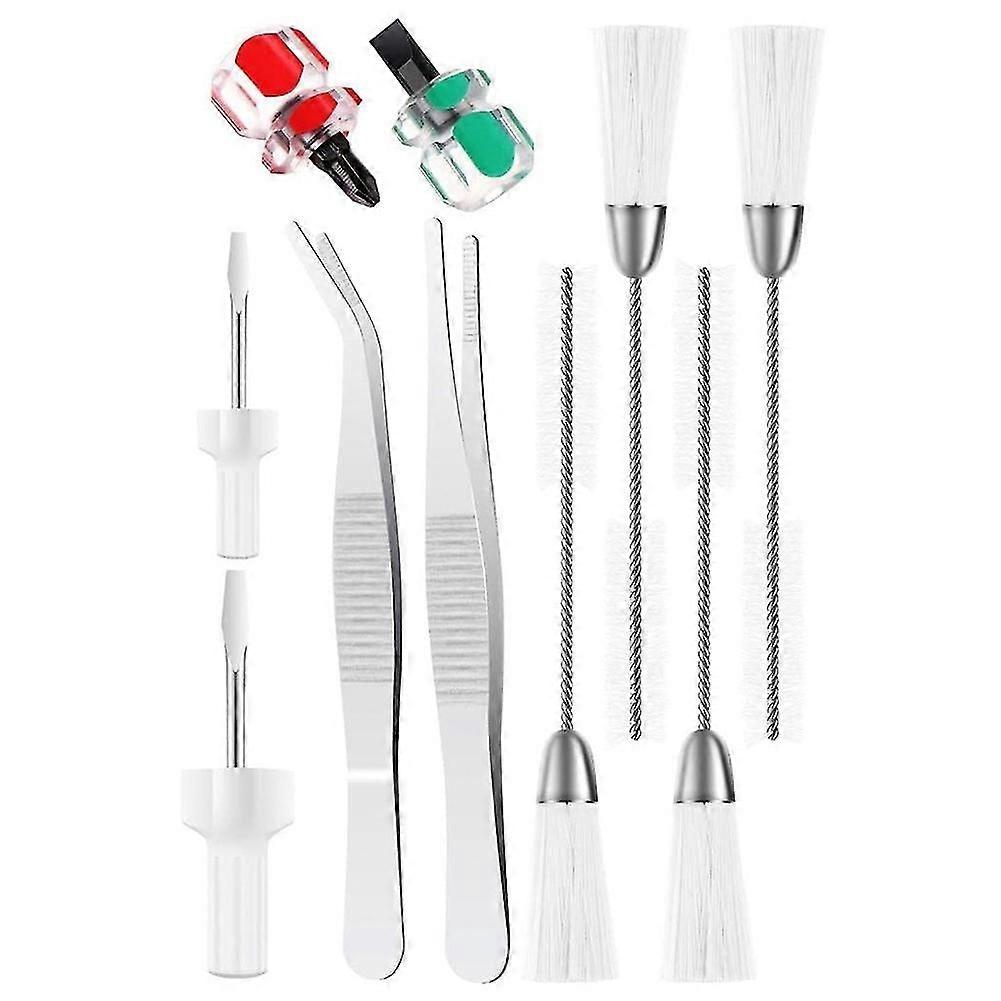 10pcs Sewing Machine Cleaning Kit, Short Screwdriver, Flathead Head Screwdrivers Sewing Machine Rep