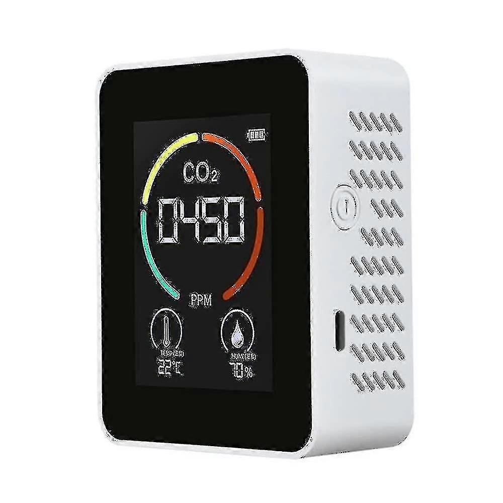 Temperature Humidity Meter, Air Quality Monitor, Co2 Detector, A